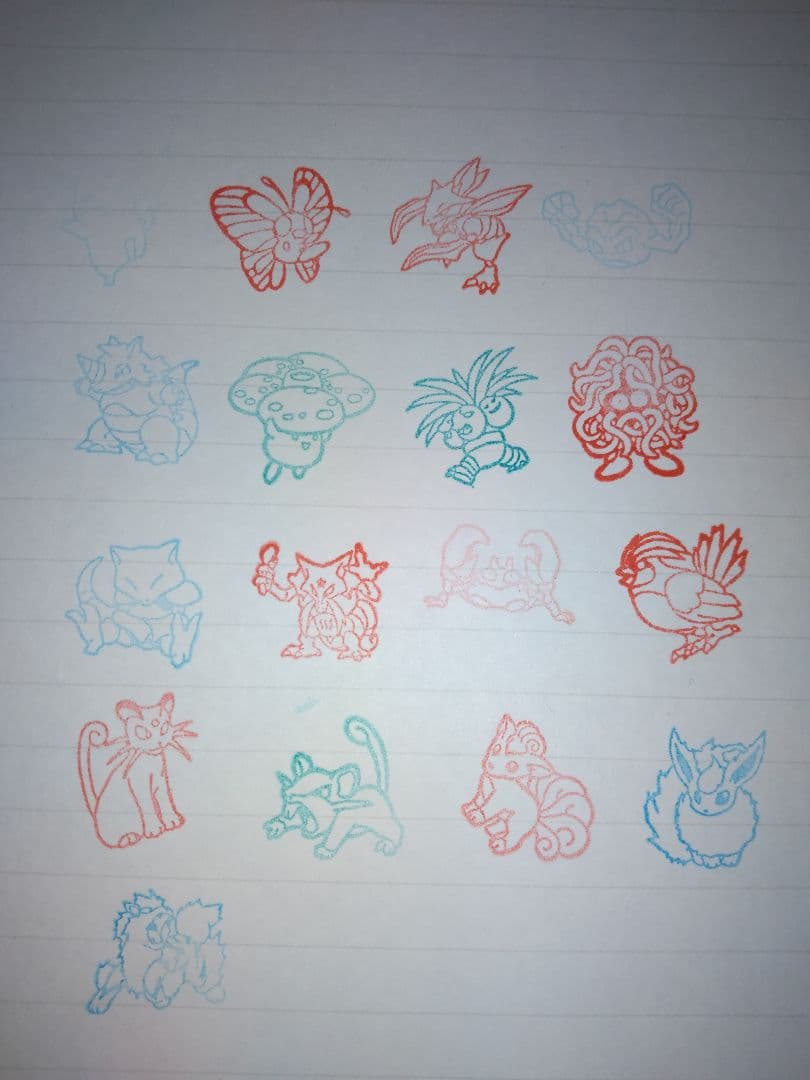 ポケモンスタンプ 初期 21体セット