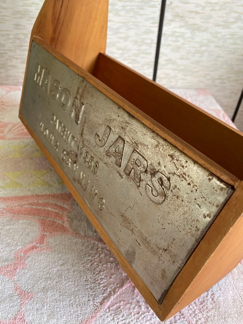 MASON JARS 木箱　メイソンジャー　バスケット　ツールボックス　収納