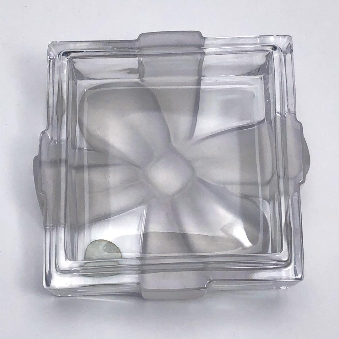 【美品】ティファニー／クリスタル ジュエリーボックス