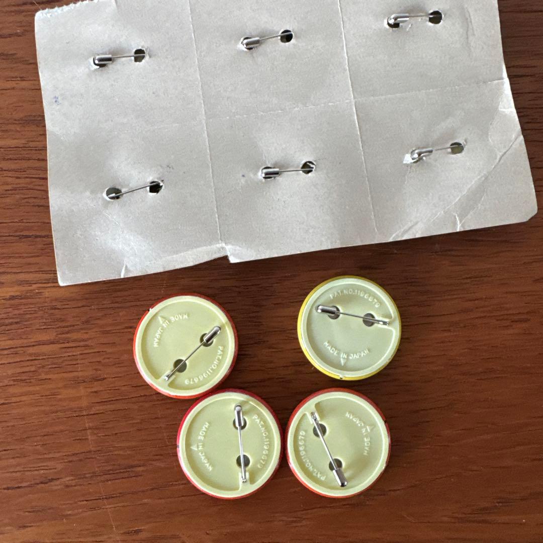 缶バッジ・輸出用made in japan60個80〜90年代・古着・ビンテージ