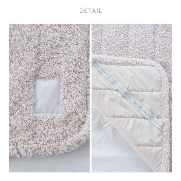 【新品未使用】タグ付き ジェラートピケ モコモコ 敷きパッド ベッドカバーダブル