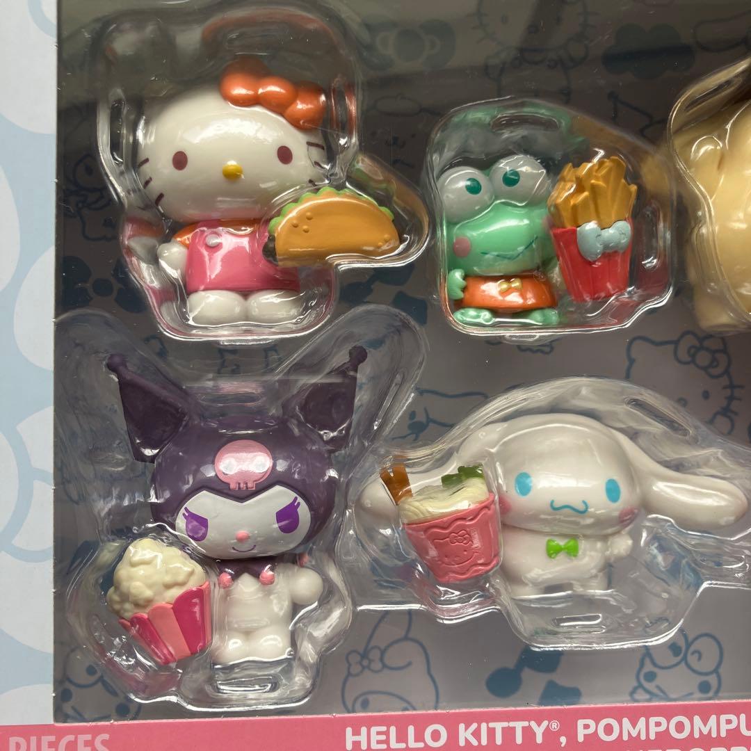 サンリオフィギュア　キティ　マイメロ　クロミ　プリン　ケロッピ　シナモロール