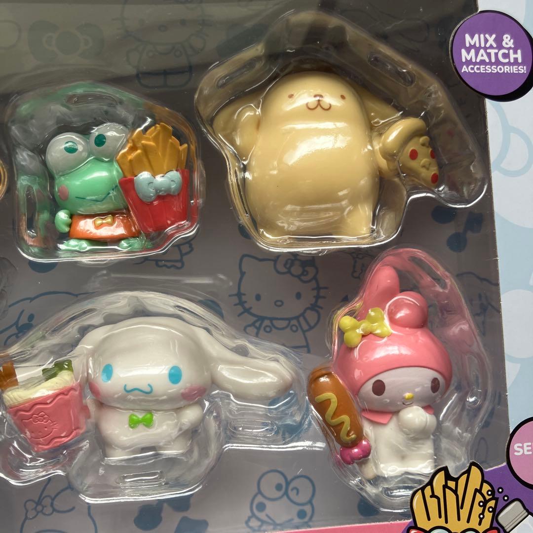 サンリオフィギュア　キティ　マイメロ　クロミ　プリン　ケロッピ　シナモロール
