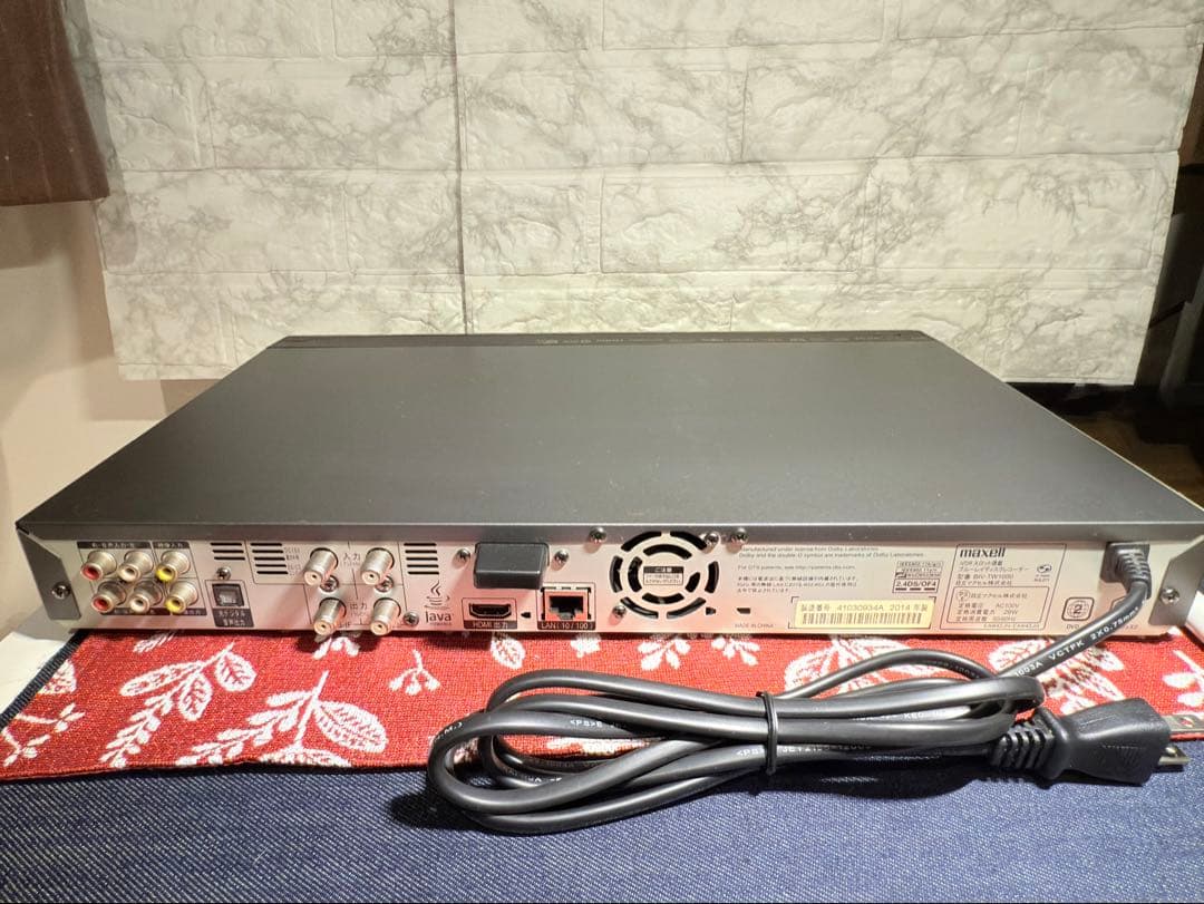 maxell BD iVDR レコーダー BIV-TW1000／純正リモコン