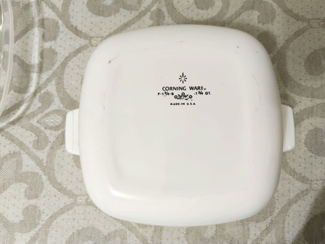 コーニングウェア ３サイズセット　超耐熱ガラス食器　ヴィンテージ