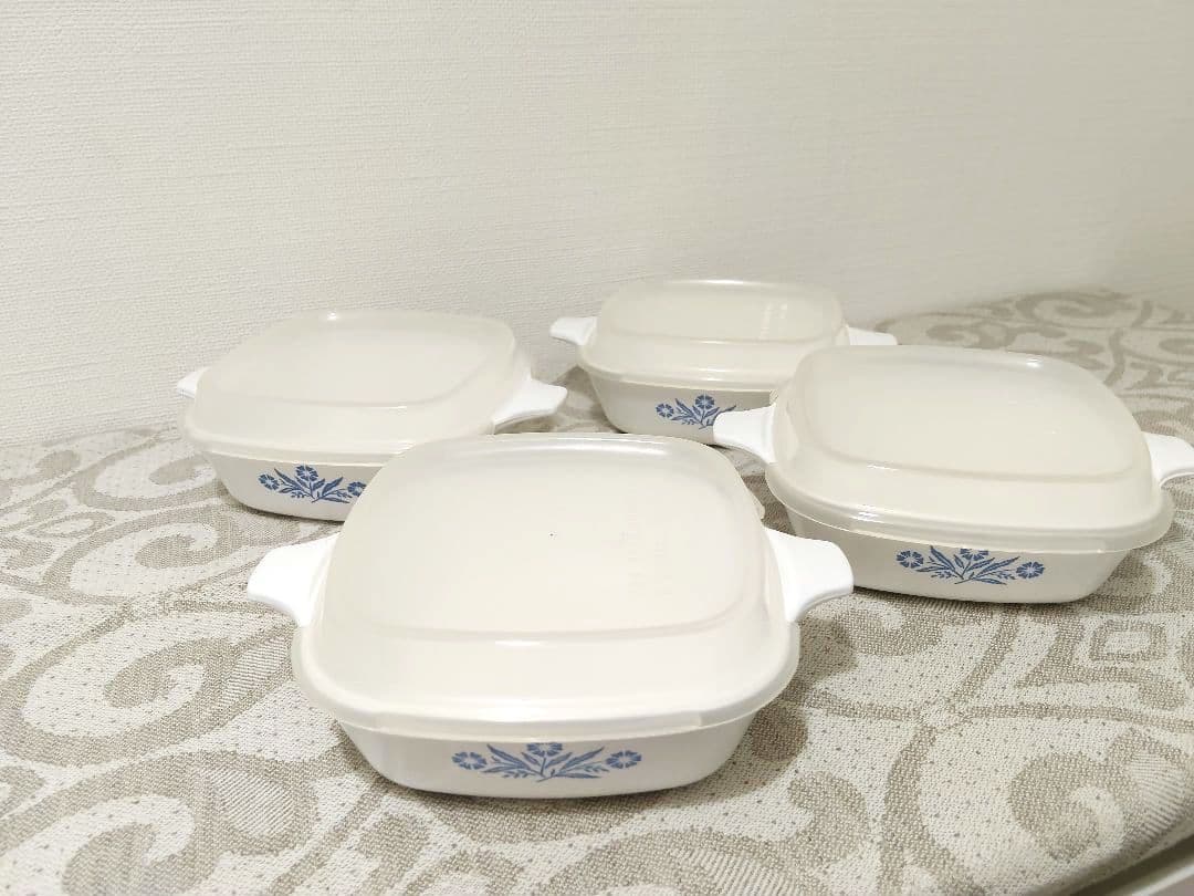 コーニングウェア ３サイズセット　超耐熱ガラス食器　ヴィンテージ