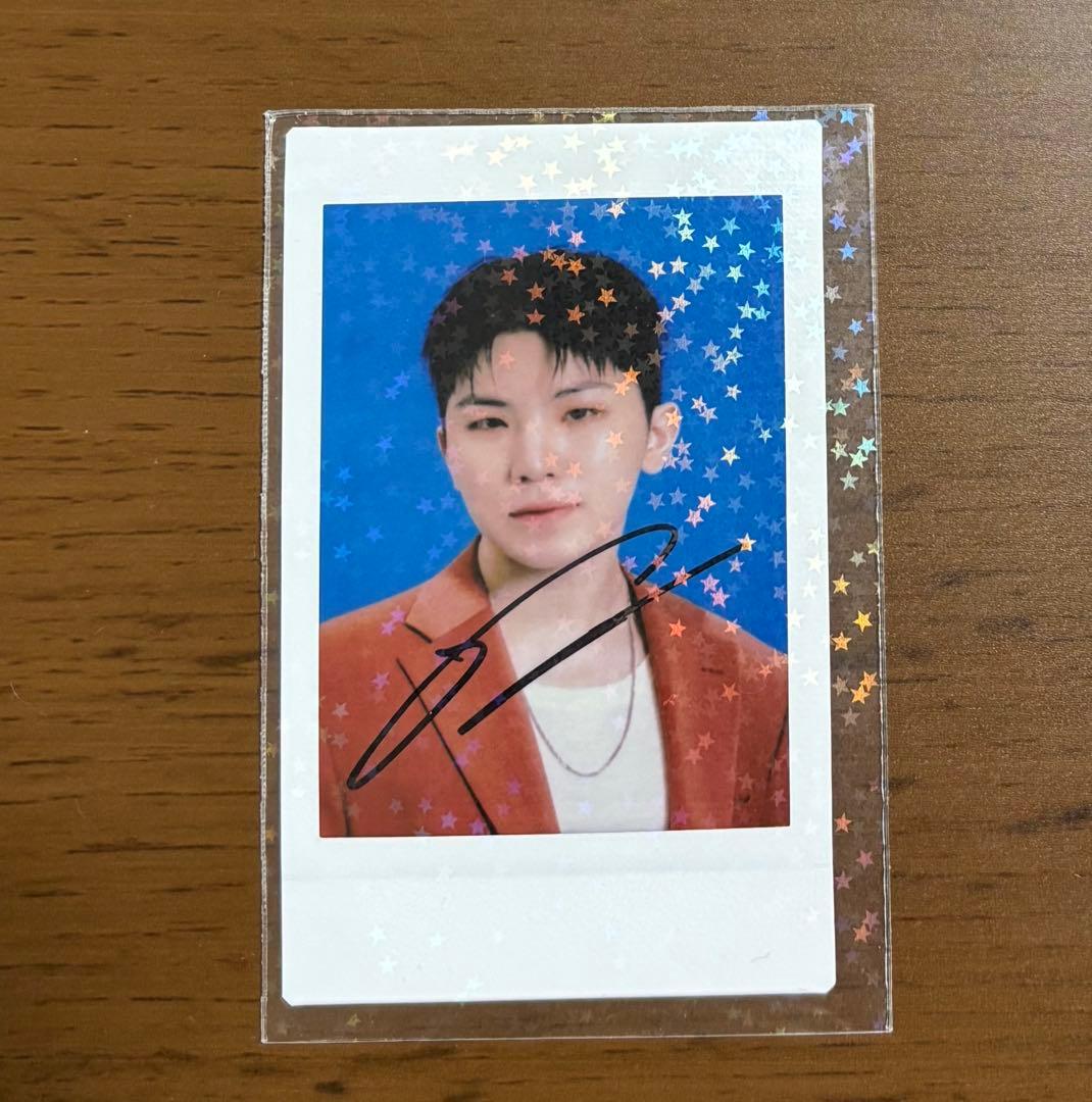 SEVENTEENウジ直筆サインチェキ2022限定50枚ポラロイド おまけ付き