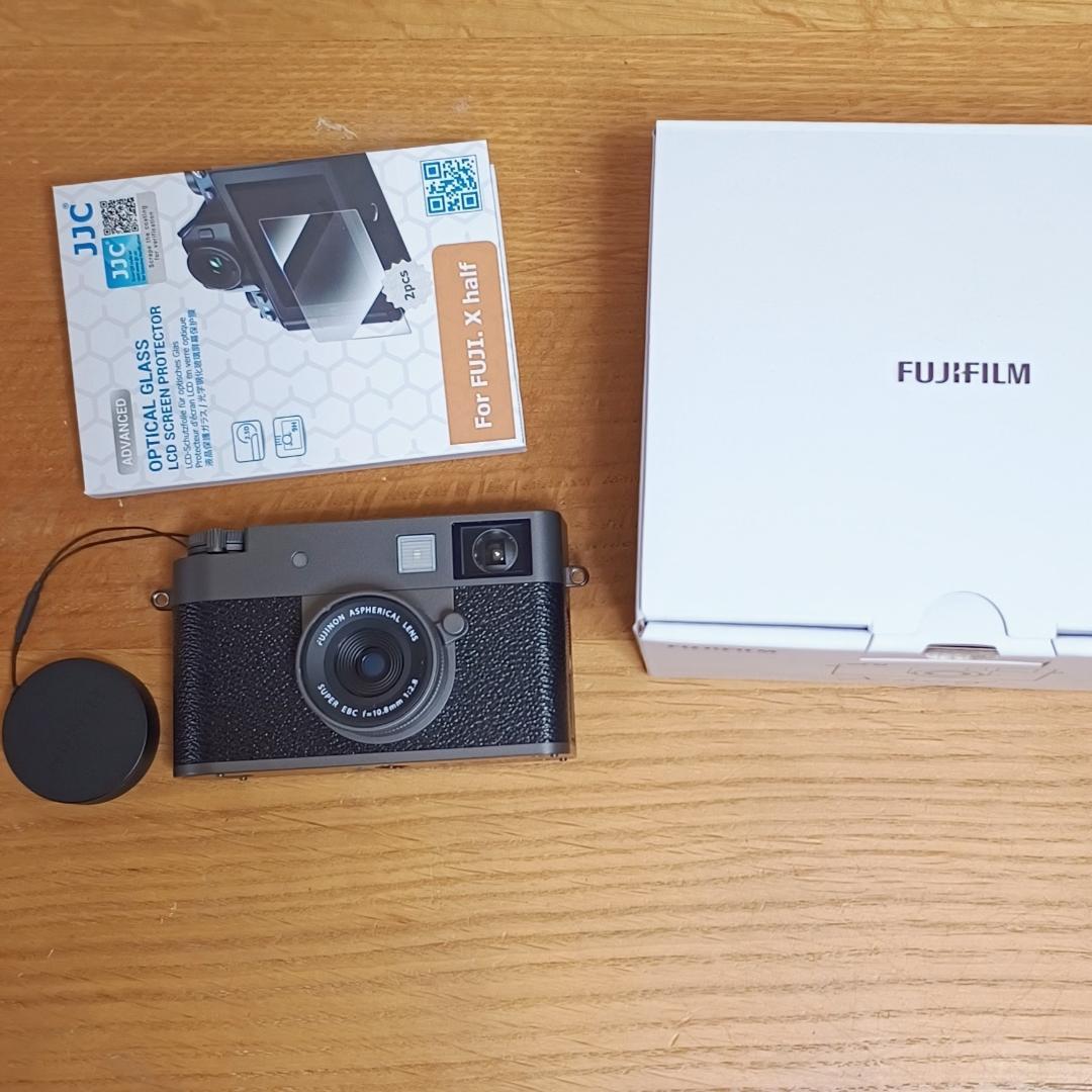 【中古・並品】FUJIFILM X-half チャコールシルバー
