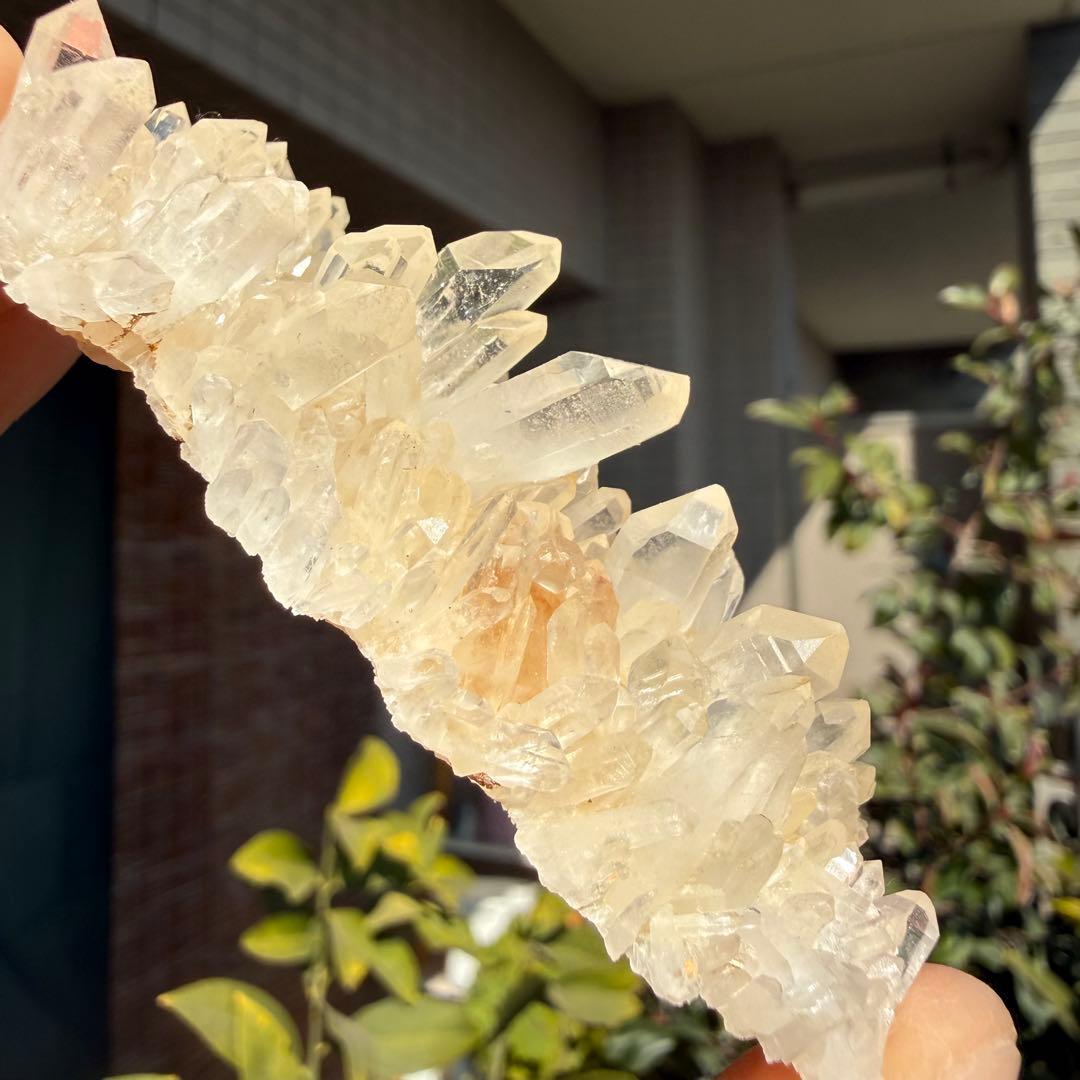 自然色　水晶クラスター モリオン　13個セット　1kg 水晶　原石　自然石c1