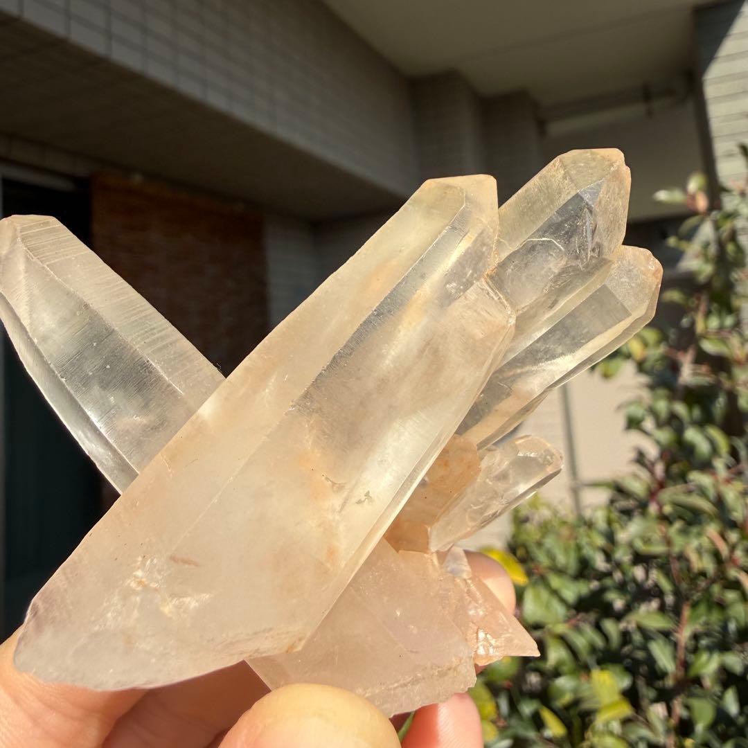 自然色　水晶クラスター モリオン　13個セット　1kg 水晶　原石　自然石c1