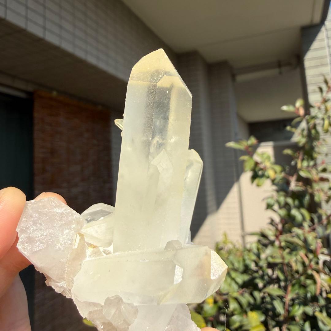 自然色　水晶クラスター モリオン　13個セット　1kg 水晶　原石　自然石c1