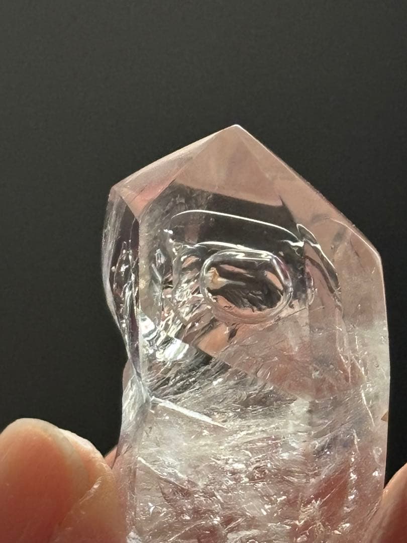 水入り水晶　気泡大きめ　エンハイドロ　15g 透明度高い　お守り　持ち歩きにも