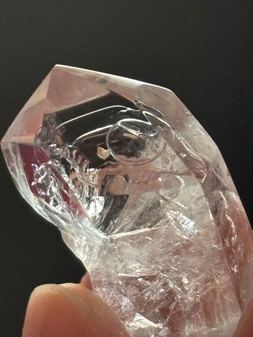 水入り水晶　気泡大きめ　エンハイドロ　15g 透明度高い　お守り　持ち歩きにも