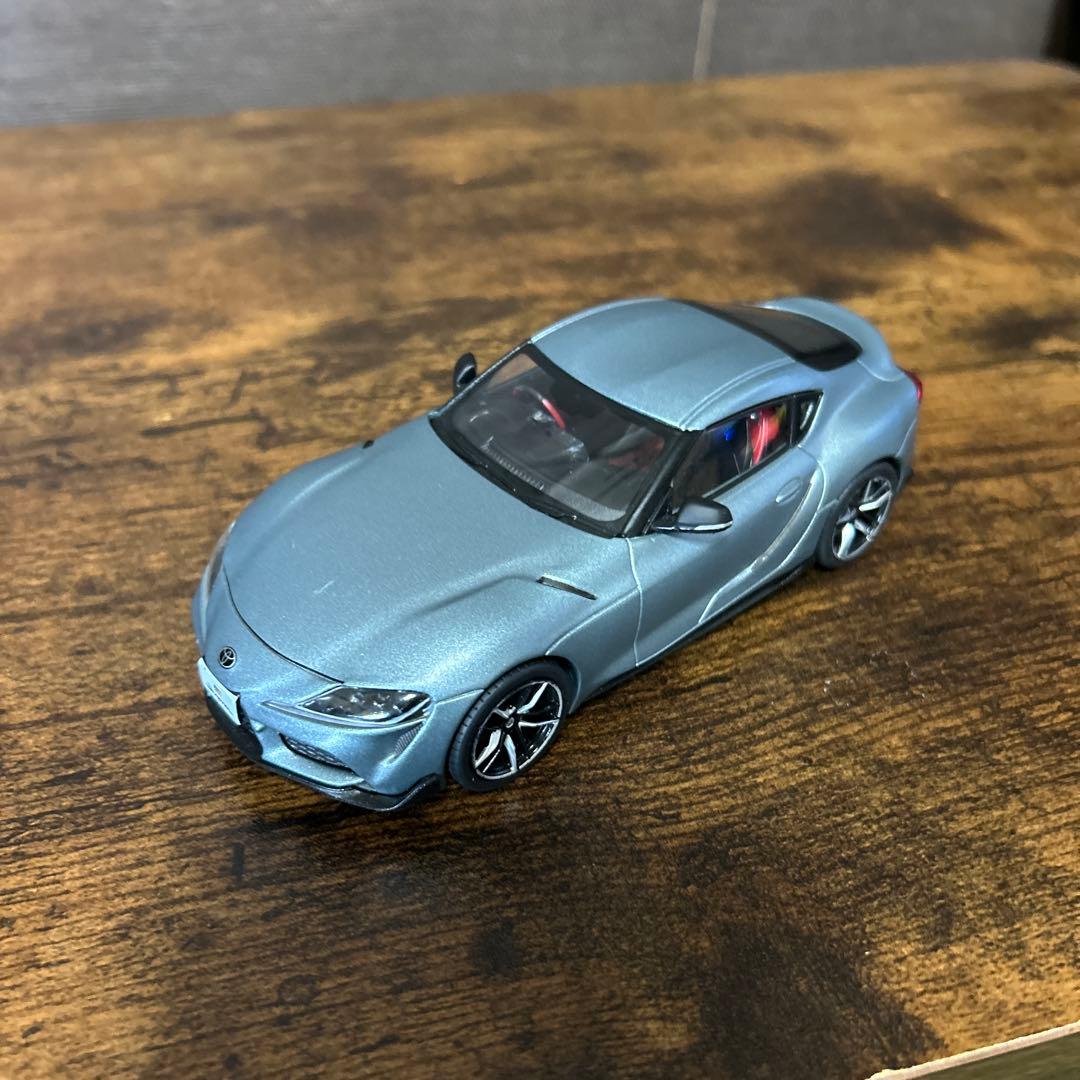 トヨタ GRスープラ ミニカー マットストームグレー