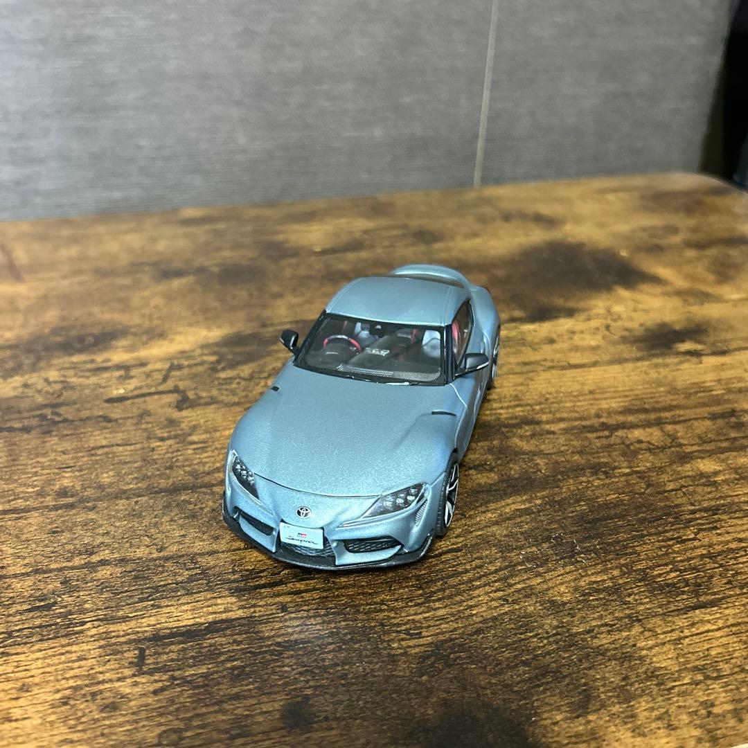 トヨタ GRスープラ ミニカー マットストームグレー