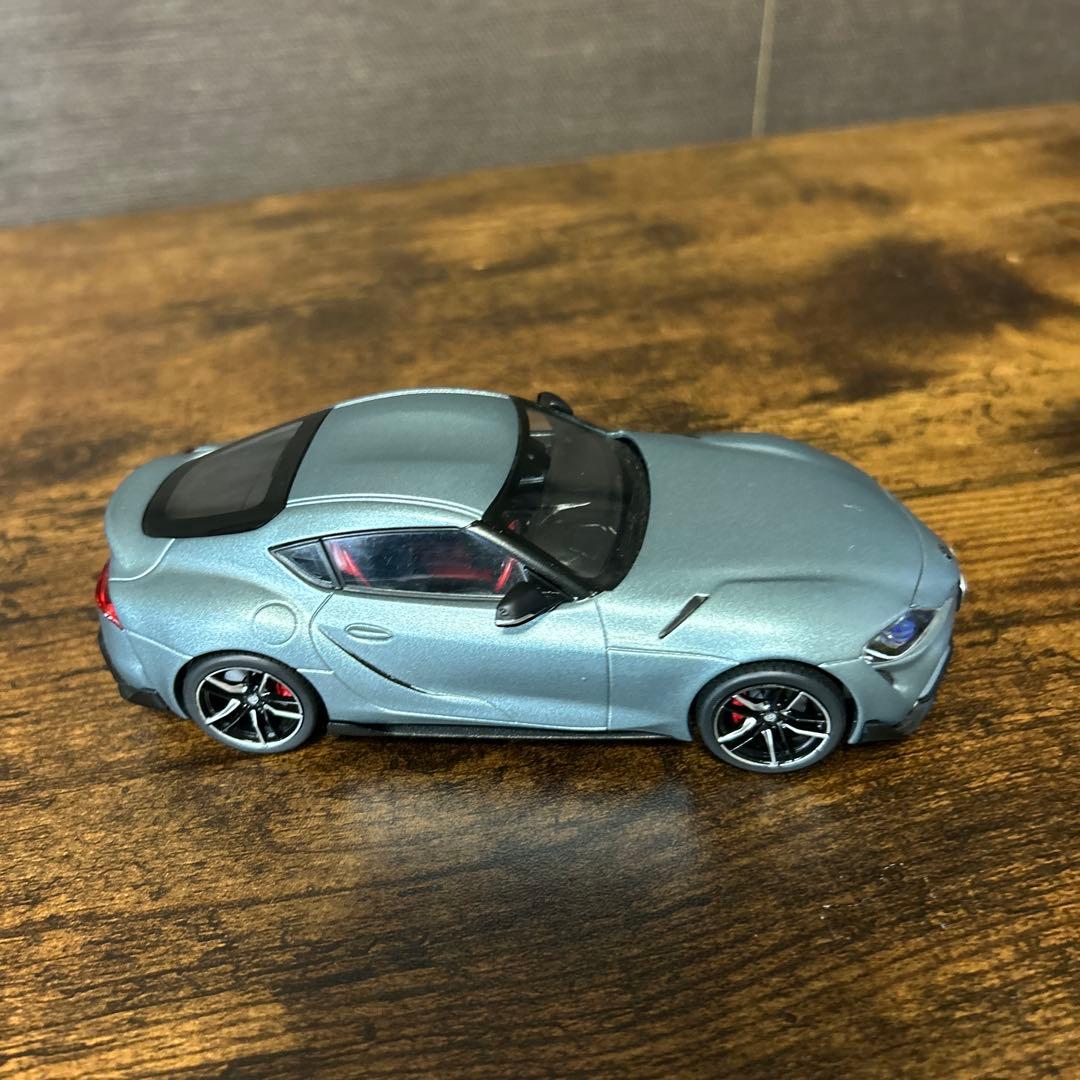トヨタ GRスープラ ミニカー マットストームグレー