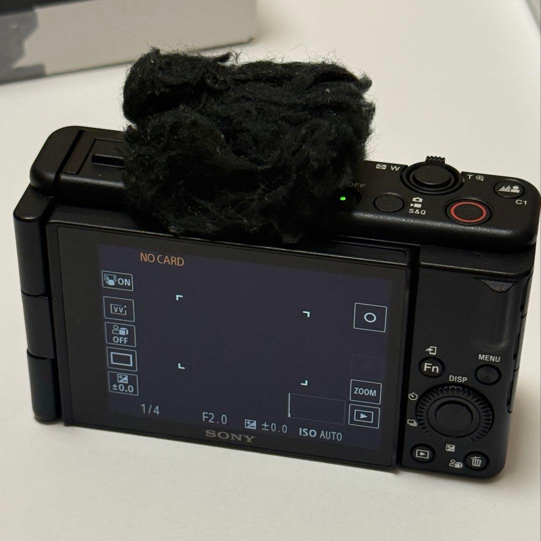 SONY VLOGCAM ZV-1F ブラック+ハンドグリップ付き