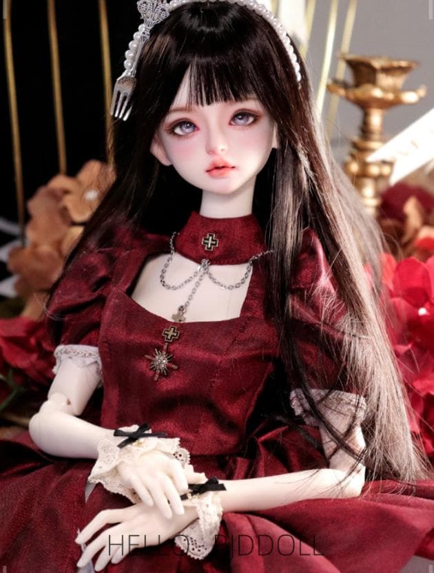 BJD 1/4ドール 本体 40cm 球体関節人形 メイク済 全身セット 眼球