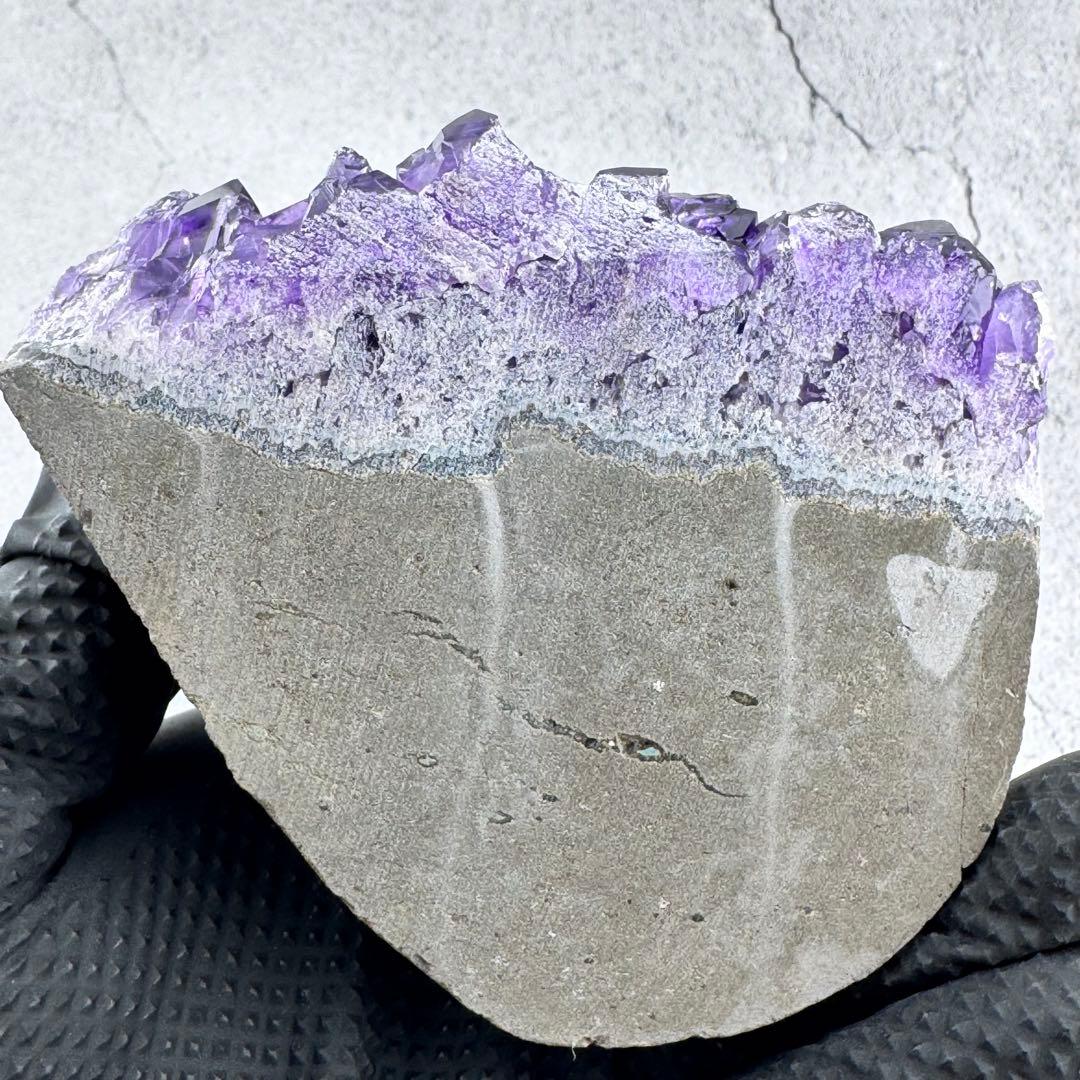 G-191高品質アメジスト クラスター 原石　ウルグアイ産 高濃度 天然石