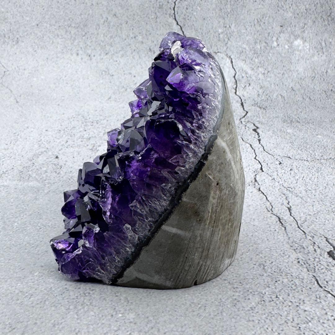 G-191高品質アメジスト クラスター 原石　ウルグアイ産 高濃度 天然石