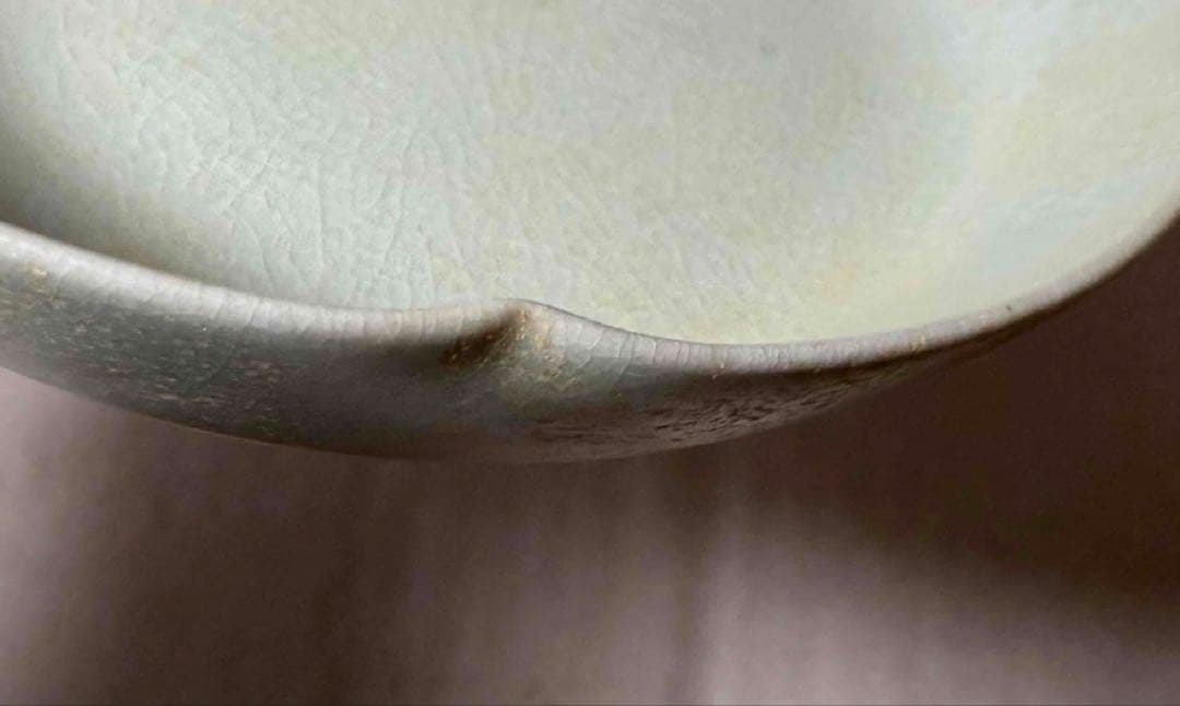 中国 輪花形平洗筆(皿)　f2251102