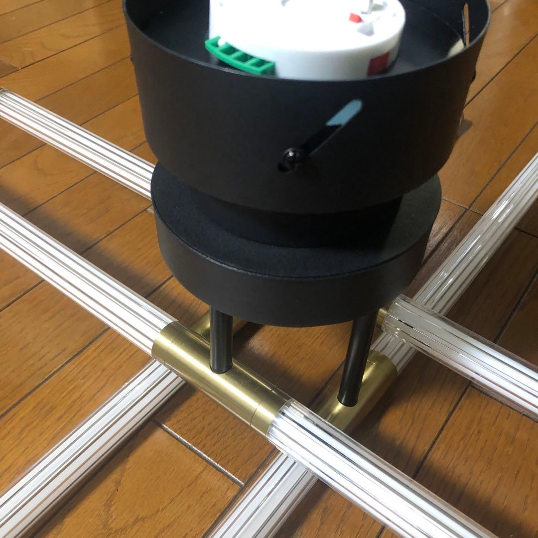 新品未使用　LED シャンデリア　8灯　リモコン　3色切替　タイマー付