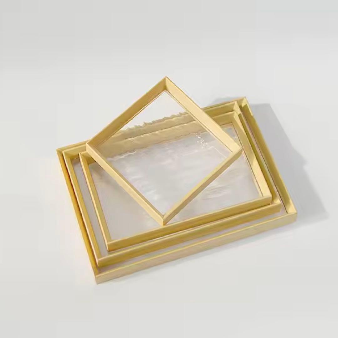 専用ページ　ミニチュアキッチン雑貨　トレイ4点セット　ホワイトA