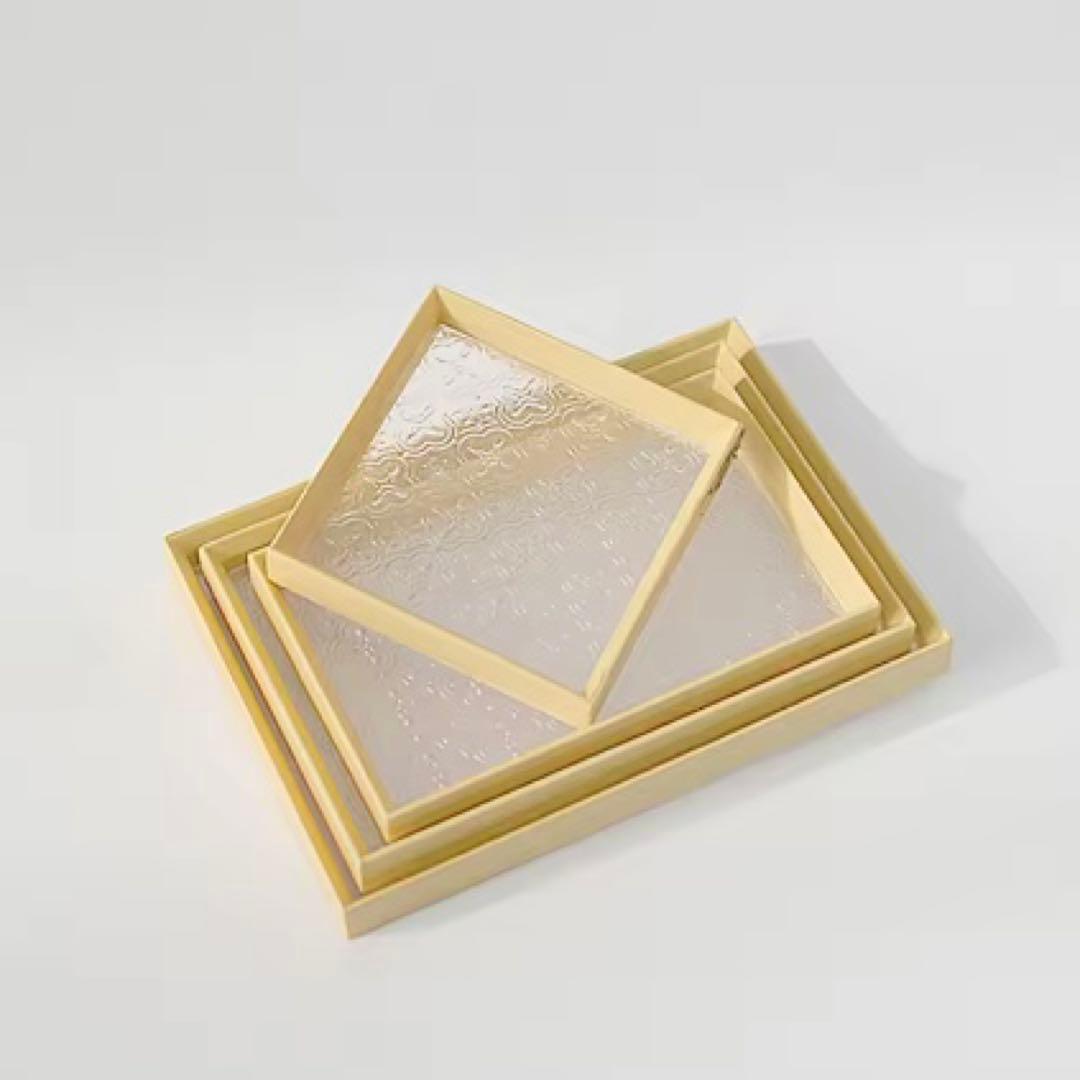 専用ページ　ミニチュアキッチン雑貨　トレイ4点セット　ホワイトA