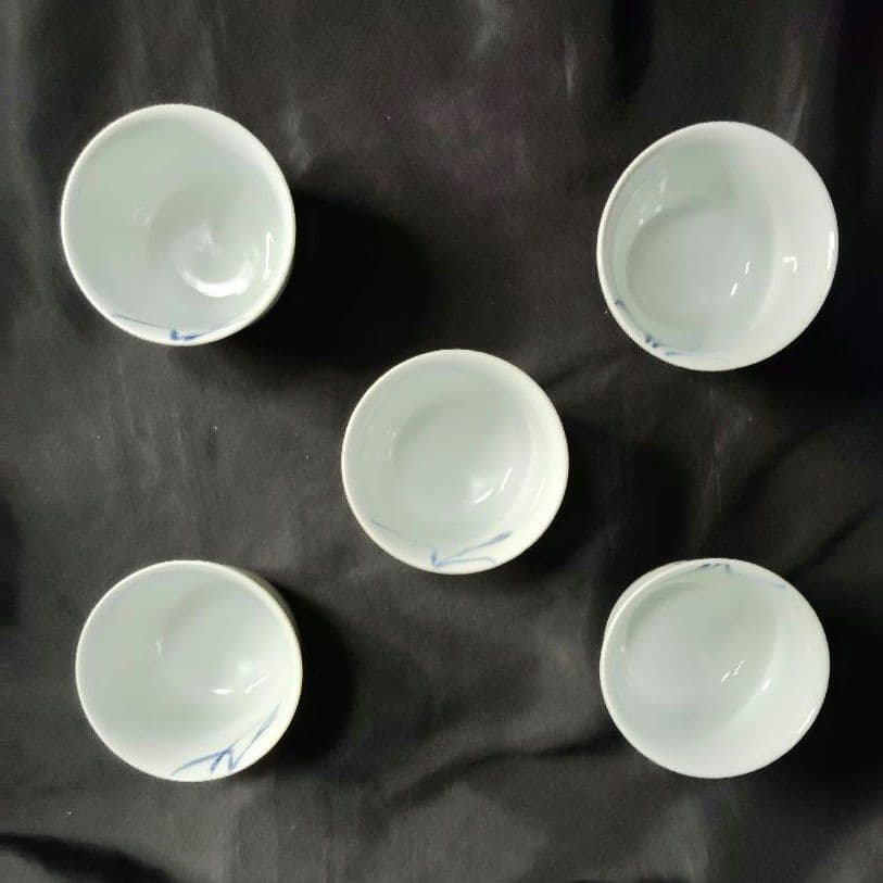 有田焼 千峰 多用碗揃 染錦 絵変　セット