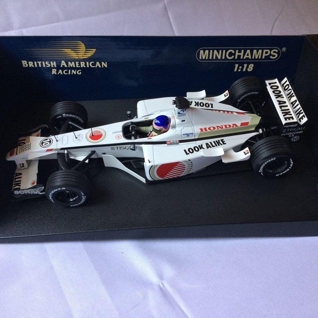 BAR HONDA 03 ビルヌーブ 1/18 MINICHAMPS ホンダF1