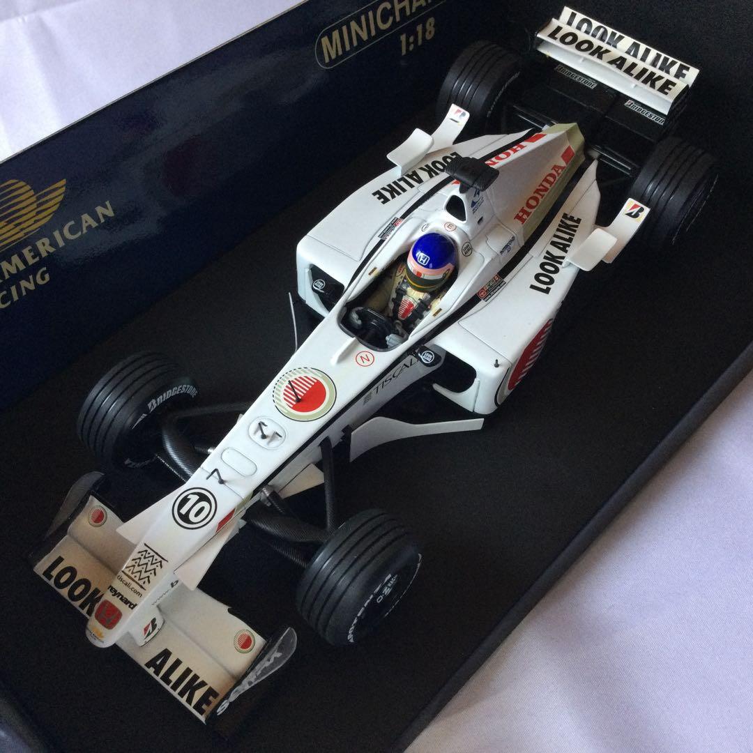 BAR HONDA 03 ビルヌーブ 1/18 MINICHAMPS ホンダF1