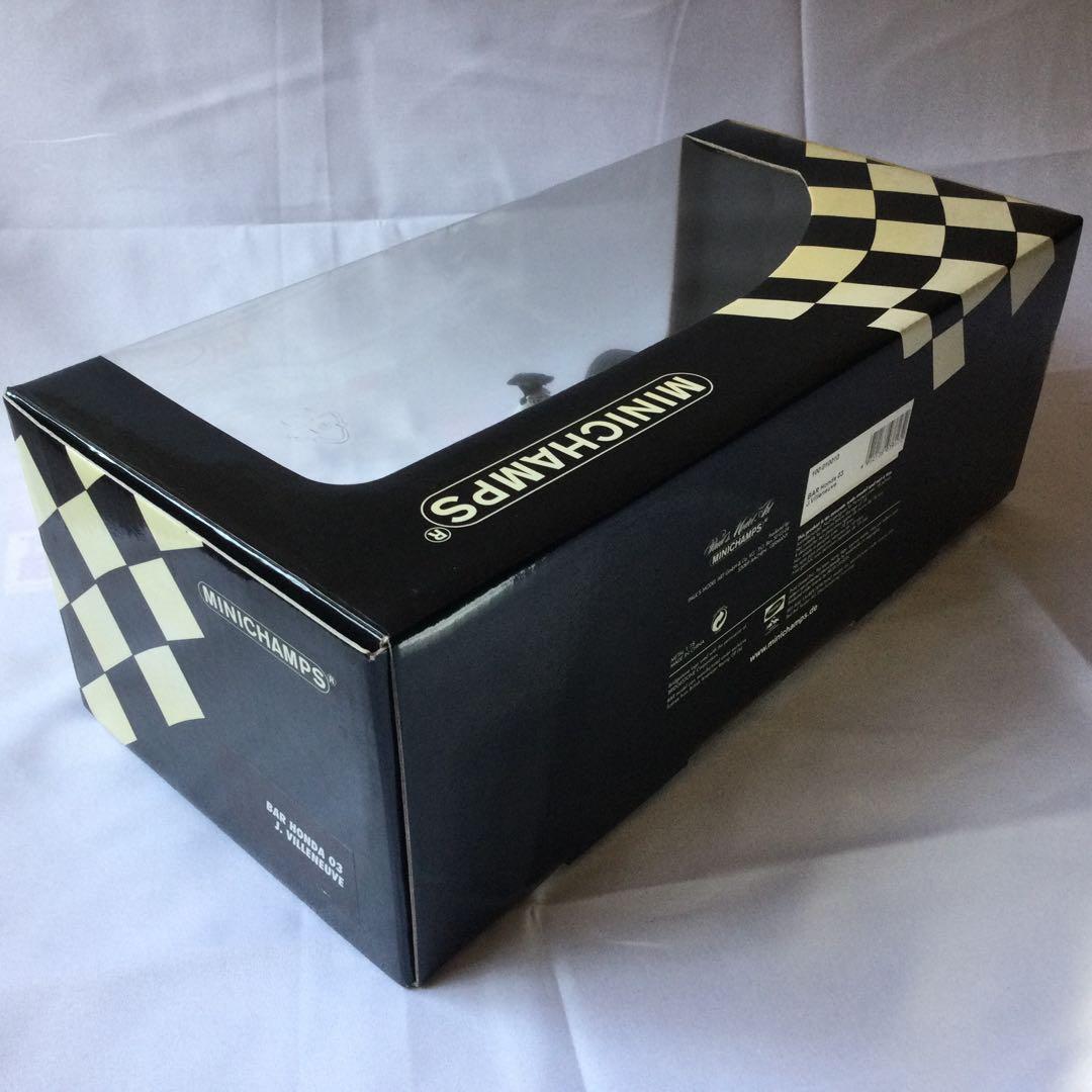 BAR HONDA 03 ビルヌーブ 1/18 MINICHAMPS ホンダF1