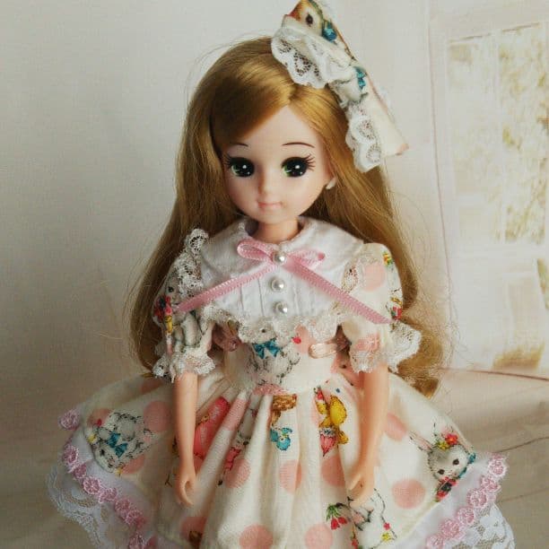 リカちゃん ハンドメイドドレス No.103