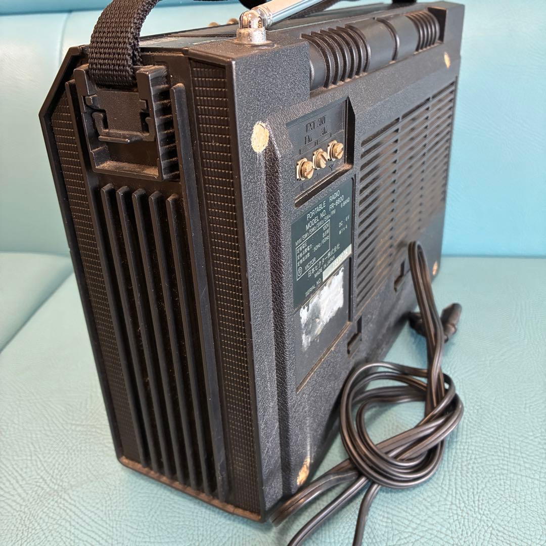 【ジャンク】Victor ラジオ FR-6600 短波受信機 FM受信可能