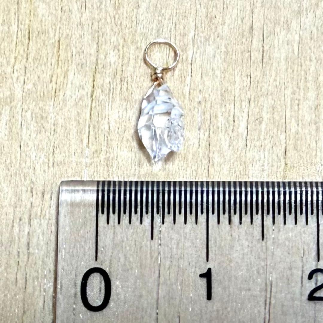 大特価‼️天然石（ハーキマーダイヤモンド）両剣水晶　クレオ　ペンダントトップ