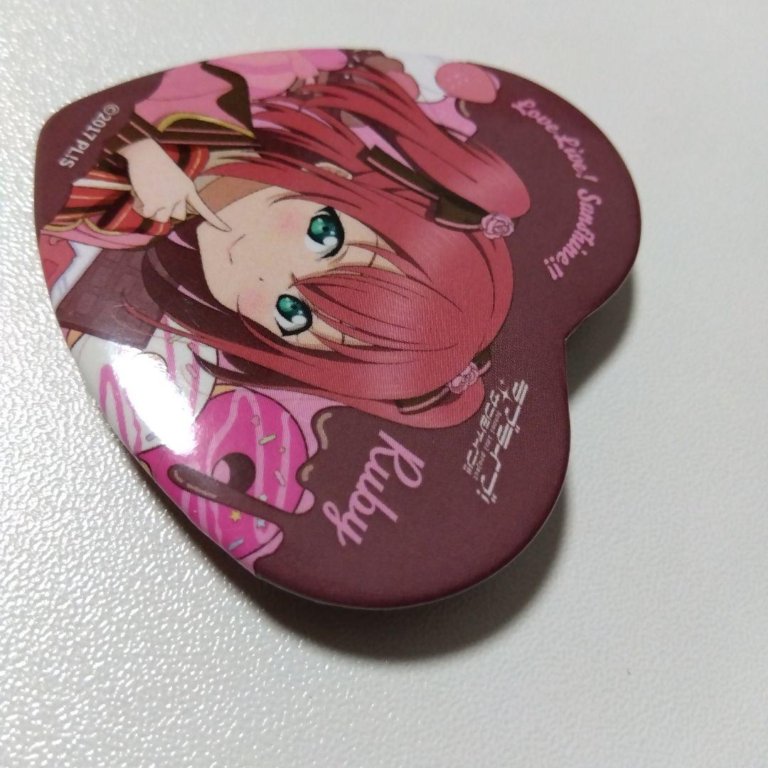 【ラブライブ！】黒澤ルビィ ハート セブンネット限定 缶バッジ