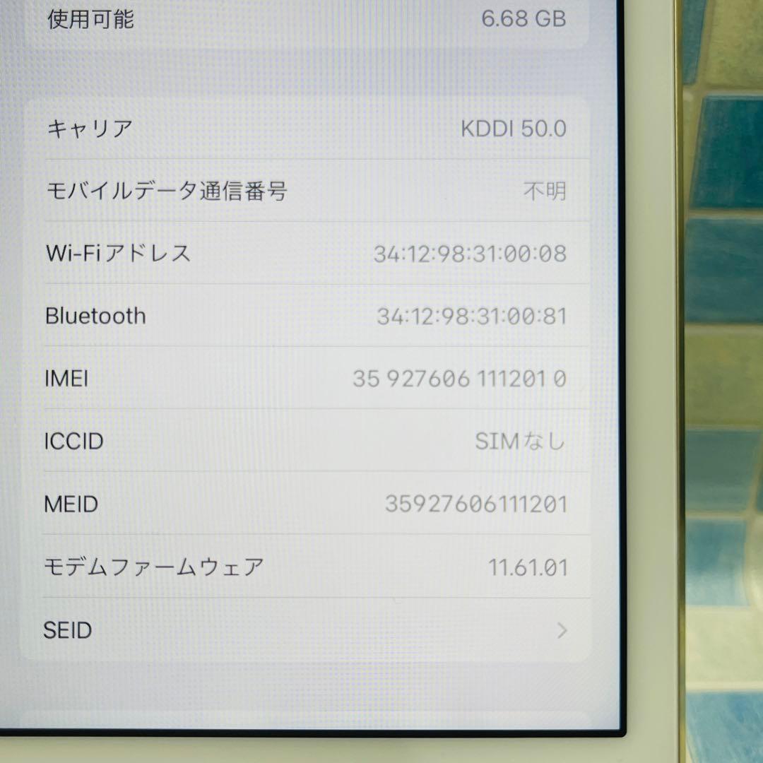 iPad mini 第4世代 本体 16GB Cellular ドコモ ゴールド