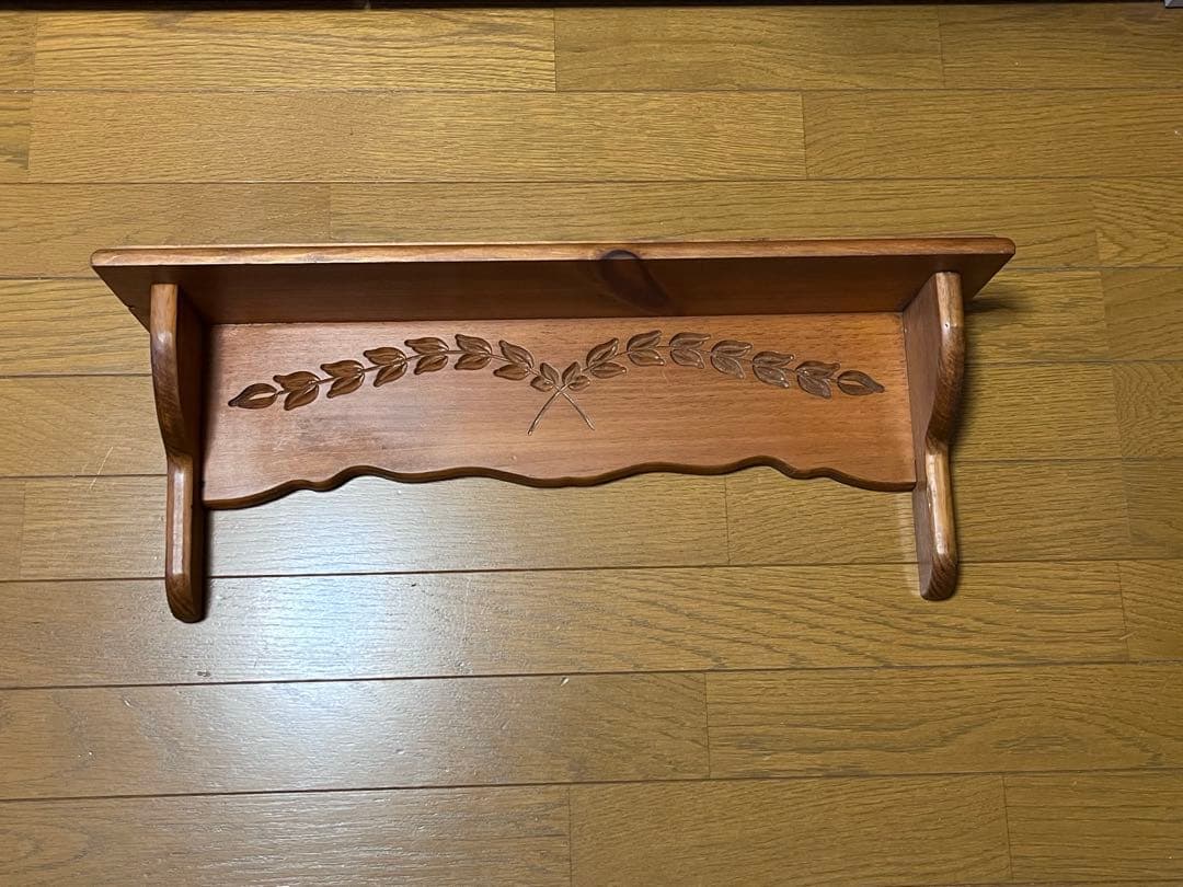 【未使用】アントステラ　木製シェルフ　飾り棚2個セット