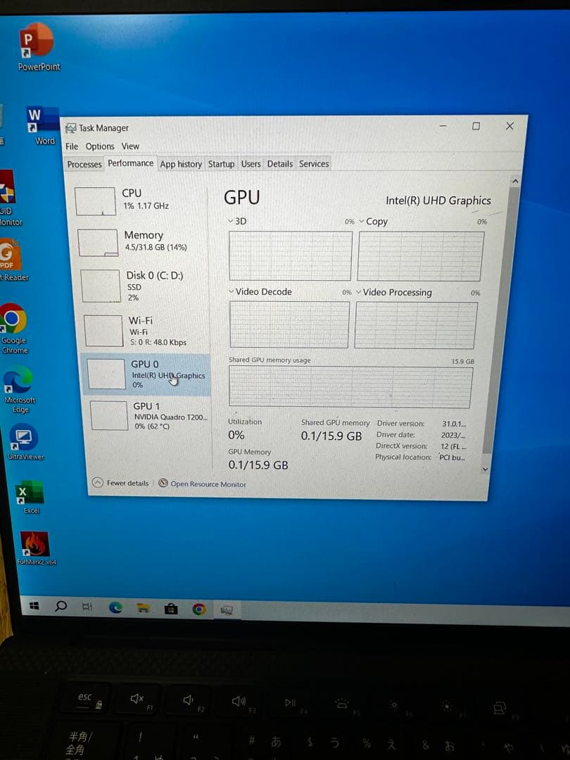 Dell Precision 5550 シルバー 本体 ACアダプター付き