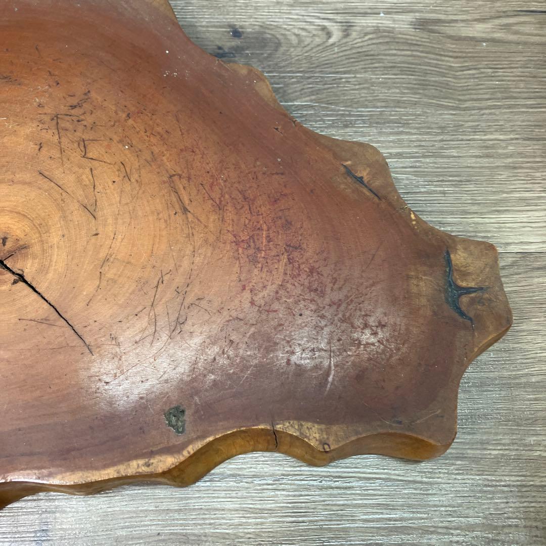 C-壁 天然木 一枚板 輪切り 飾り台 花台 置物 インテリア 木工品 雑貨