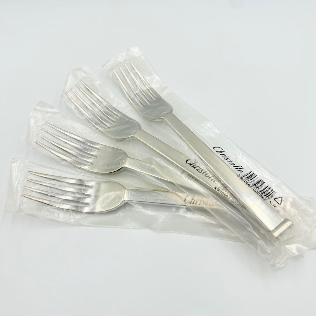 【未開封品！】　Christofle クリストフル フォーク 4本セット