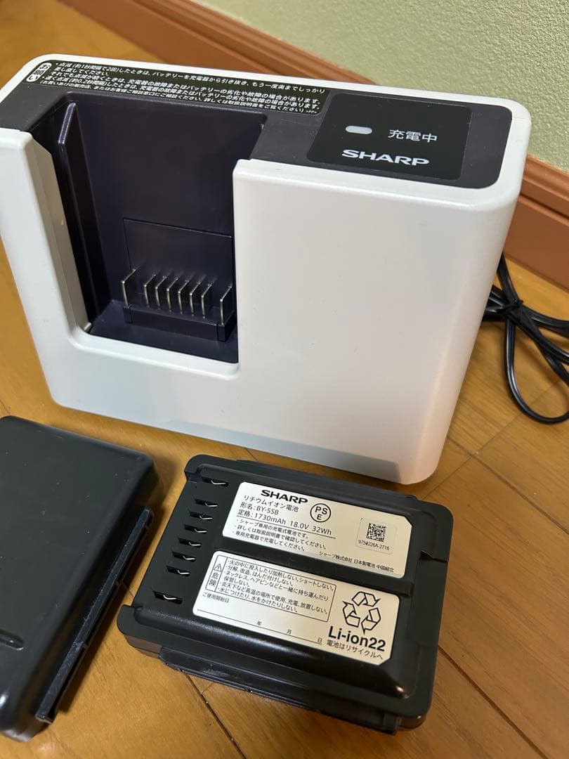 コードレスクリーナー RACTIVE Air EC-AR3SX バッテリー2個