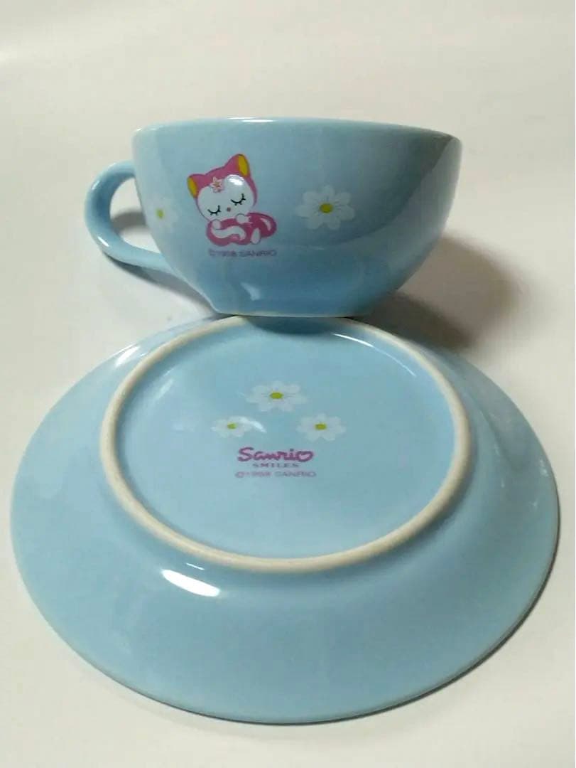 希少 サンリオ ピンクのこりす ピンクルちゃん カップとソーサー 平成レトロ