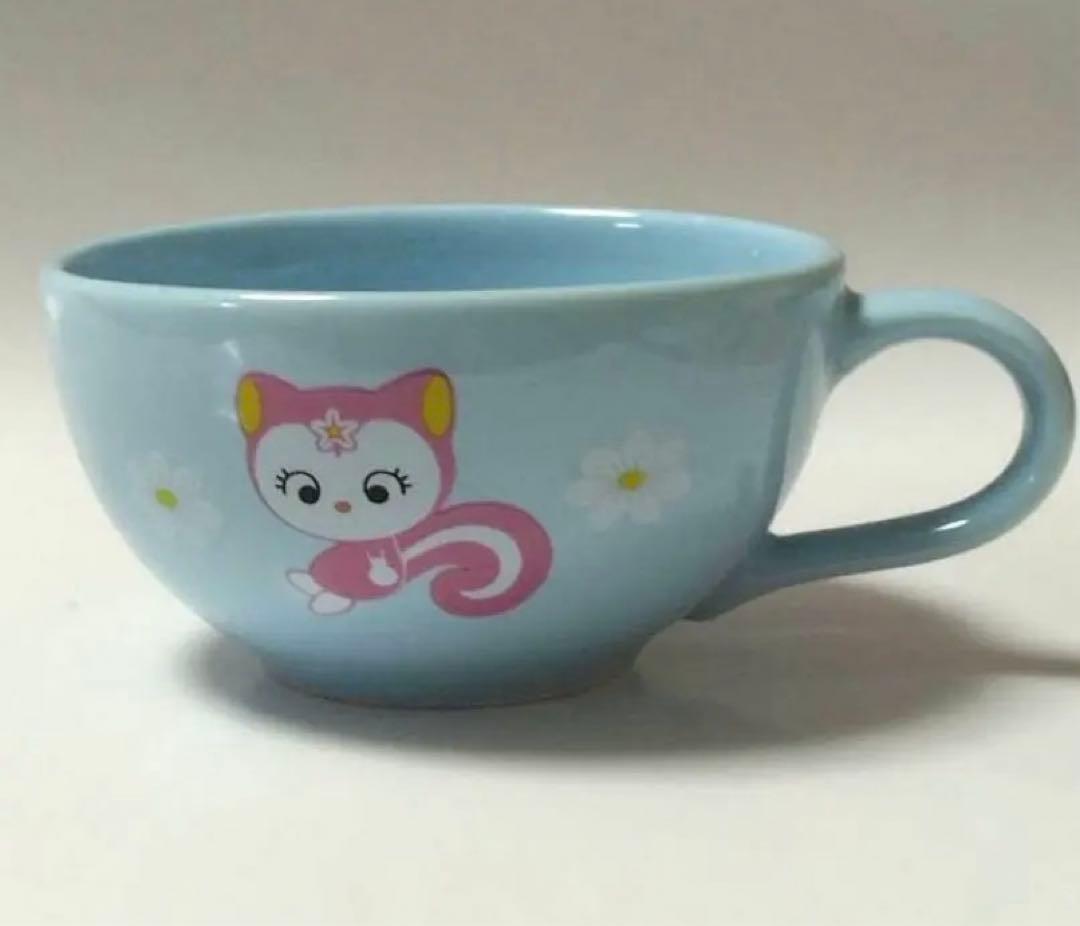 希少 サンリオ ピンクのこりす ピンクルちゃん カップとソーサー 平成レトロ
