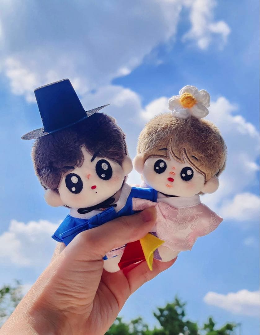 BTS ジミン ジョングク マスター マスタニム 10cm ぬいぐるみ 洋服