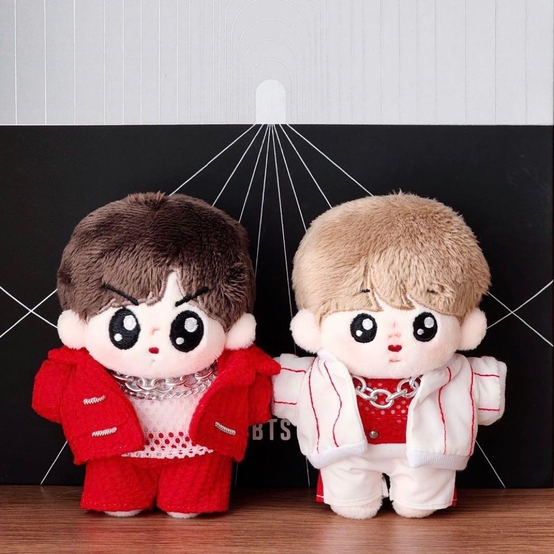 BTS ジミン ジョングク マスター マスタニム 10cm ぬいぐるみ 洋服