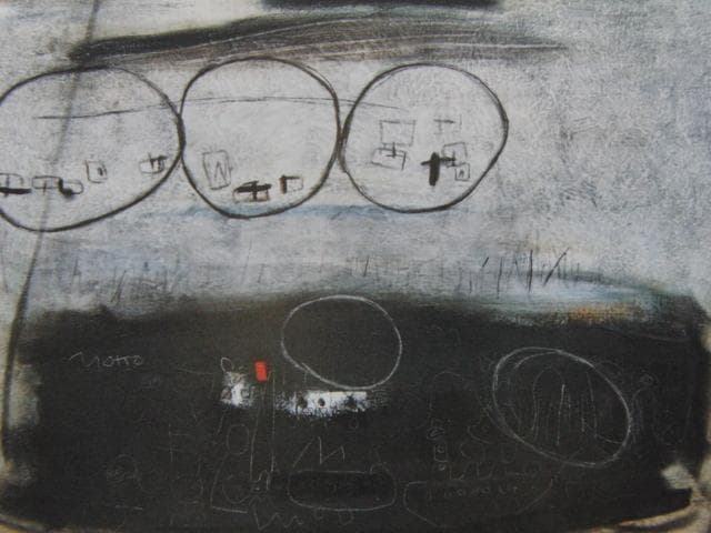 鴨下葉子、それぞれ、希少な額装用画集より、新品高級額装付、状態良好