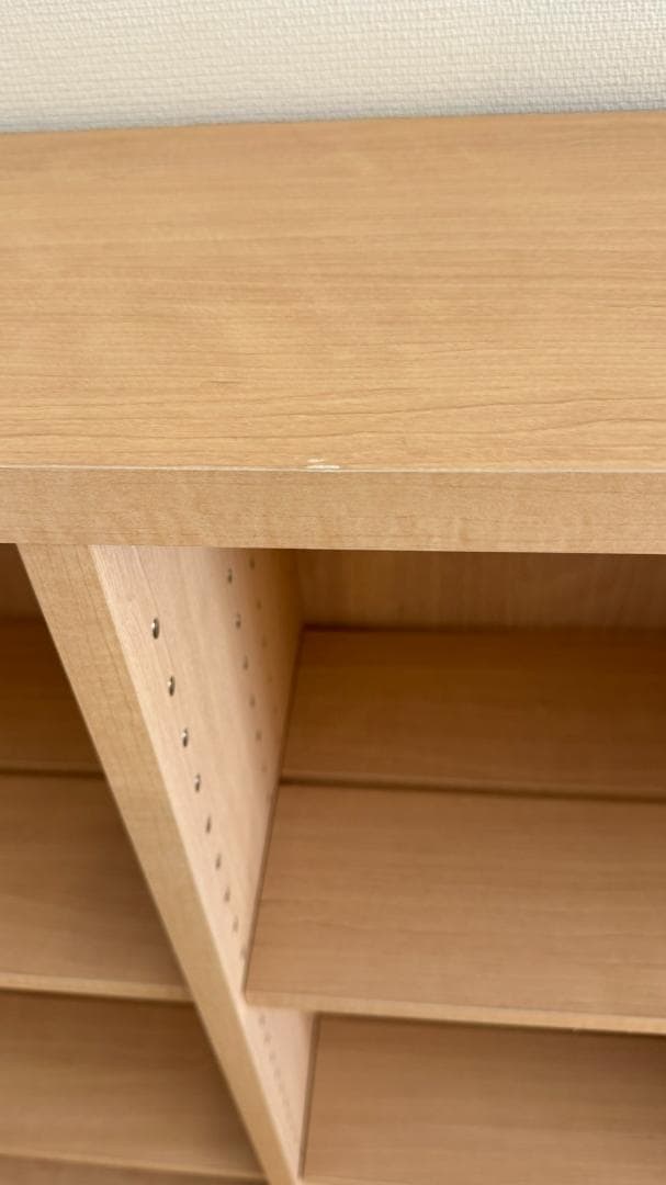 美品 大塚家具 書棚 オープン 小島工芸 90×110×30cm