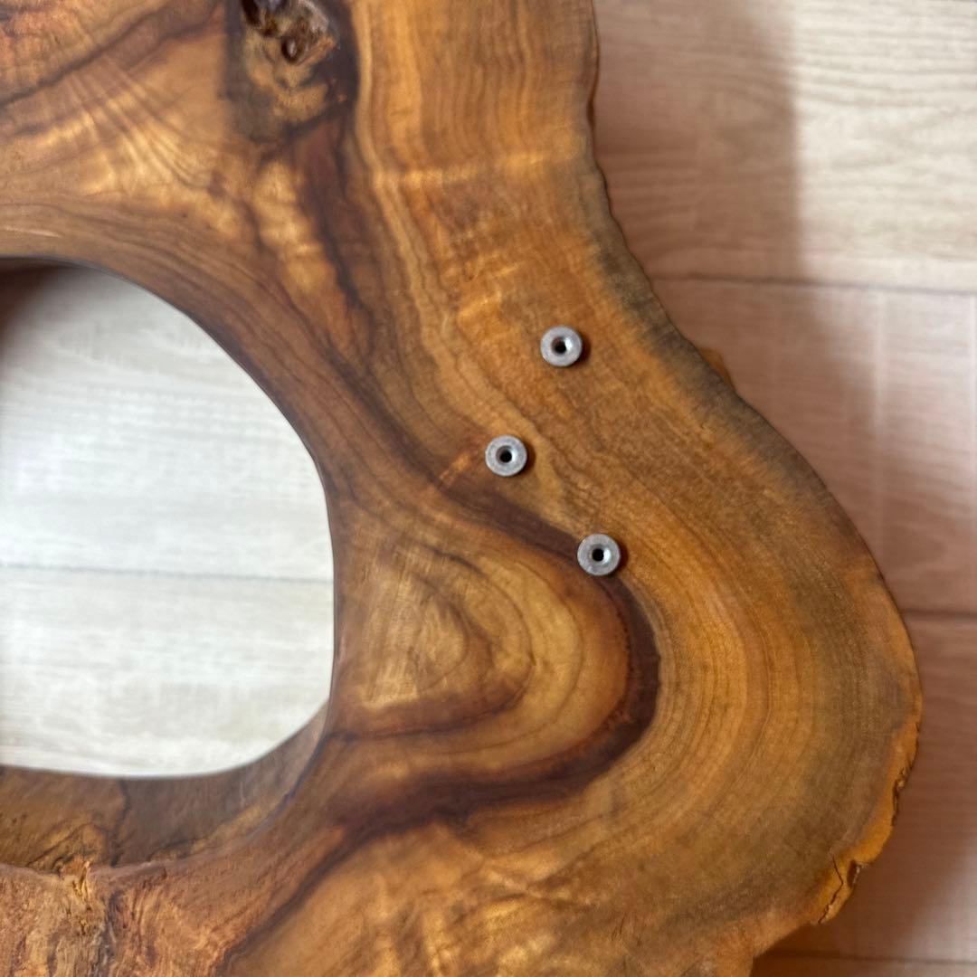 ハンドメイド品　樟輪切りサイドテーブル、テーブル