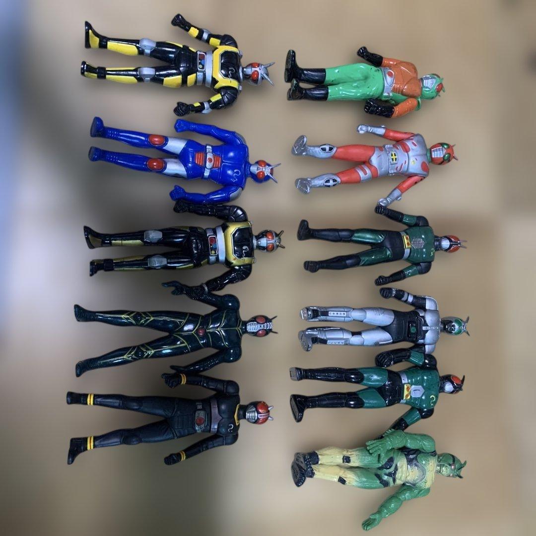 仮面ライダー　ソフビ　102体 レア商品多数　昭和、平成